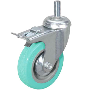 Колесо аппаратное поворотное SCtgb 93 75 мм с болтом и тормозом (N) по ценам производителя в Санкт-Петербурге с доставкой по всей России