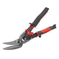 Ножницы по металлу "Piranha", 270 мм, прямой и левый проходной рез, сталь СrMo, двухкомпонентные рукоятки Gross