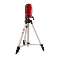 Лазерный уровень ML01T, дальность 10 м, точность ± 0,5 мм, / 1 м, длина волны 650 нм, проекция 1 вертикальная 1 горизонтальная плоскость, резьба под штатив 5/8", штатив в комплекте Matrix