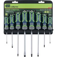 Набор отверток, CrV, четырехкомпонентные рукоятки, 8 предметов Сибртех купить в Москве с доставкой по всей России | ProtosMarket.ru