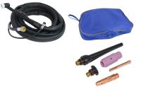 Горелка сварочная TIG  с газовым охлаждением WP-17 (2-pin, 4м) / Torch for TIG welding купить в Москве с доставкой по всей России | ProtosMarket.ru