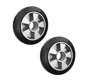 Колесо резиновое 180х50 мм без подшипника для тележек гидравлических BF/BF-III/DF-III/RHP/AC/DF/CW2 купить в Москве с доставкой по всей России | ProtosMarket.ru