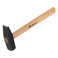 Молоток слесарный 1000 г, квадратный боек, деревянная рукоятка Сибртех купить в Москве с доставкой по всей России | ProtosMarket.ru
