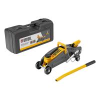 Домкрат гидравлический подкатной с фиксатором, 2 т, 130-330 мм, в кейсе Denzel купить в Москве с доставкой по всей России | ProtosMarket.ru