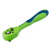 Ключ-трещотка 1/4", CrV, 72 зуба, с быстрым сбросом Сибртех