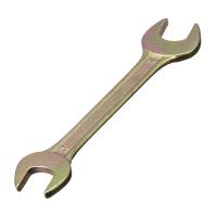 Ключ рожковый, 24 х 27 мм, желтый цинк Сибртех купить в Москве с доставкой по всей России | ProtosMarket.ru