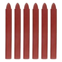 Мелки разметочные восковые красные, 120 мм, коробка 6 шт Matrix