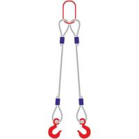 Строп канатный 2СК,  с 2 крюками 0,63Т x 1М