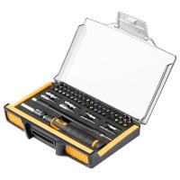 Отвертка с набором бит и торцевых головок для точных работ, гибкий привод, 48 шт, CrMo Denzel купить в Москве с доставкой по всей России | ProtosMarket.ru