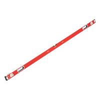 Уровень алюминиевый, магнит, фрезерованный, 3 глазка (1 зеркальный) двухкомпонентные рукоятки, 2000 мм Matrix