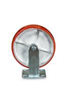 Колесо большегрузное неповоротное FCp 80 200 мм полиуретановое (N) купить в Москве с доставкой по всей России | ProtosMarket.ru