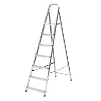 Стремянка, 7 ступеней, стальная, оцинкованная Сибртех