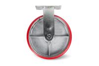 Колесо большегрузное неповоротное FCp 80 200 мм полиуретановое (F) купить в Москве с доставкой по всей России | ProtosMarket.ru