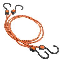 Резинки багажные, обрезиненные крюки, 2 шт, 1000 мм Stels