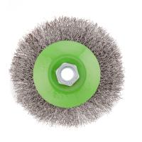 Щетка для УШМ, 115 мм, М14, "тарелка", витая проволока 0.3 мм Сибртех по ценам производителя в Санкт-Петербурге с доставкой по всей России