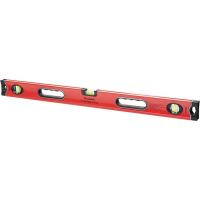 Уровень алюминиевый, 1200 мм, 3 глазка, ударопрочные заглушки, двухкомпонентные ручки Matrix ProFI купить в Москве с доставкой по всей России | ProtosMarket.ru