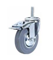 Колесо поворотное резина SCtb 63 160 мм с болтом и тормозом купить в Москве с доставкой по всей России | ProtosMarket.ru