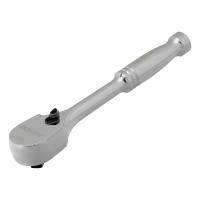 Ключ-трещотка 1/4", CrV, 120 зубьев, цельнометаллический, хром Gross по ценам производителя в Санкт-Петербурге с доставкой по всей России