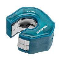 Труборез ладонный "Piranha", 16 мм, 1/2, автоматическая регулировка зажима трубы, трещотка с храповым механизмом, отверстие 1/4 Gross