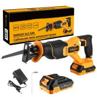Сабельная пила аккумуляторная DEKO DKRS20, 20В, 2х2.5Ач купить в Москве с доставкой по всей России | ProtosMarket.ru