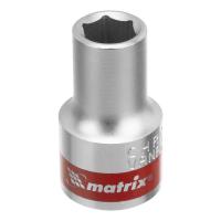 Головка торцевая, 10 мм, шестигранная, CrV, под квадрат 1/2, хромированная Matrix купить в Москве с доставкой по всей России | ProtosMarket.ru