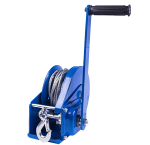 Лебедка ручная барабанная  с тросом  810кг  10м стальной корпус TOR BHW