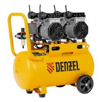 Компрессор безмасляный, малошумный DLS 2200/50, 2200 Вт, 2x1100, 50 л, 380 л/мин Denzel купить в Москве с доставкой по всей России | ProtosMarket.ru
