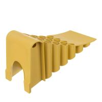 Упор противооткатный для грузового транспорта, ЖЕЛТЫЙ, 35 т, 438х200х205 мм Stels по ценам производителя в Санкт-Петербурге с доставкой по всей России