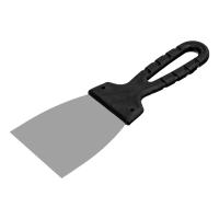 Шпательная лопатка из нержавеющей стали, 80 мм, пластмассовая ручка Сибртех купить в Москве с доставкой по всей России | ProtosMarket.ru