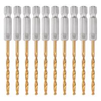 Сверло по металлу, 3 мм, HSS, нитридтитановое покрытие, шестигранный хвостовик Matrix купить в Москве с доставкой по всей России | ProtosMarket.ru