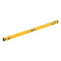 Уровень алюминиевый, магнит, фрезерованный, 3 глазка (1 зеркал.) 0,5 мм/м, 1000 мм Denzel