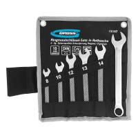 Набор ключей комбинированных 8-17 мм, 6 шт, CrV, холодный штамп Gross купить в Москве с доставкой по всей России | ProtosMarket.ru