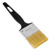 Кисть флейцевая "Стандарт", 50 х 6 мм, натуральная щетина, пластиковая ручка Сибртех