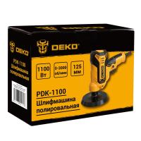 Шлифмашина полировальная сетевая DEKO PDK-1100, 125мм, 1100 Вт
