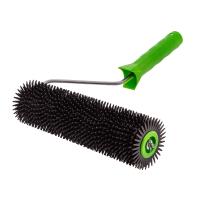 Валик игольчатый для наливных полов с ручкой, острая игла, 240 мм Сибртех