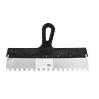 Шпатель из нержавеющей стали, 350 мм, зуб 10 х 10 мм, пластмассовая ручка Sparta купить в Москве с доставкой по всей России | ProtosMarket.ru