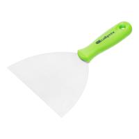 Шпательная лопатка из нержавеющей стали, 150 мм, пластмассовая ручка Сибртех