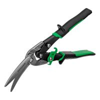 Ножницы по металлу "Piranha", 270 мм, прямой и правый проходной рез, сталь СrMo, двухкомпонентные рукоятки Gross