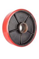 Колесо полиуретановое 200х50 мм без подшипника для тележек гидравлических BF/WB/RHP купить в Москве с доставкой по всей России | ProtosMarket.ru