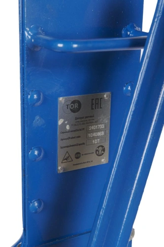 Домкрат реечный TOR ДР 10000 10 т с обрезиненной ручкой по ценам производителя в Санкт-Петербурге с доставкой по всей России