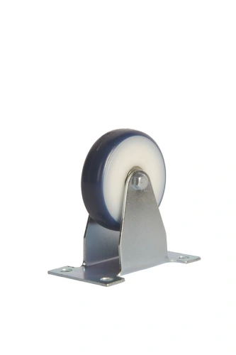 Колесо аппаратное неповоротное FCv 93 75 мм (синяя резина) по ценам производителя в Санкт-Петербурге с доставкой по всей России