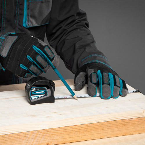 Рулетка "Doppelhaken",3 м x 16 мм,односторонний зацеп,Нейлон,двусторонняя шкала,автоматическая фиксация Gross по ценам производителя в Санкт-Петербурге с доставкой по всей России