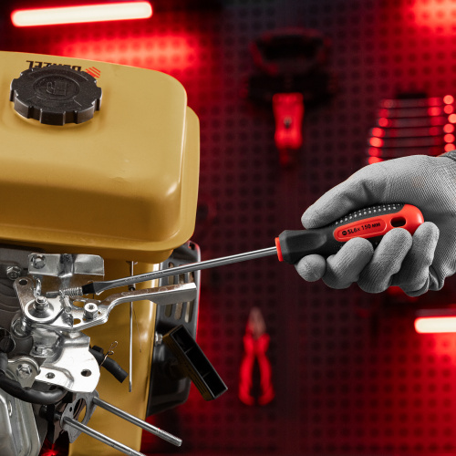 Отвертка Fusion, SL6 х 150 мм, CrV, трехкомпонентная рукоятка "Anti slip" Matrix купить в Москве с доставкой по всей России | ProtosMarket.ru