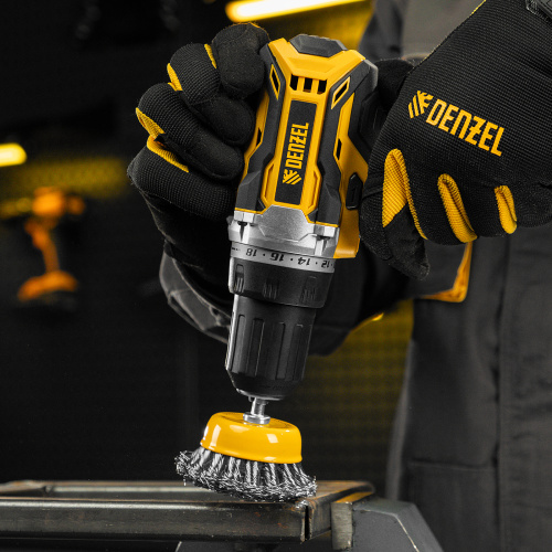 Щетка для дрели, 65 мм, Чашка, со шпилькой, нержавеющая крученая проволока Denzel по ценам производителя в Санкт-Петербурге с доставкой по всей России