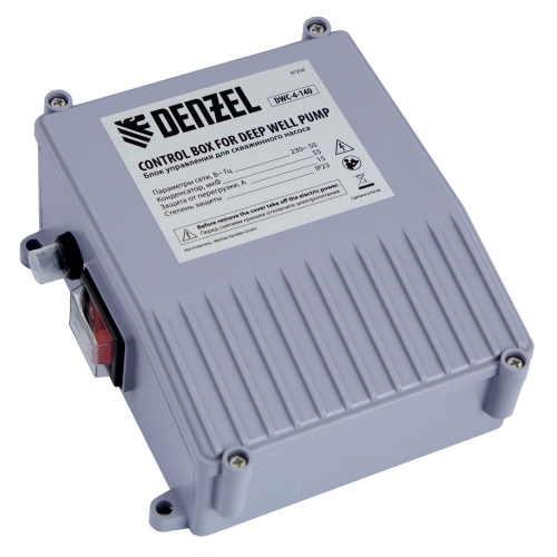 Скважинный насос DWC-4-140, центробежный, диаметр 4", 2000 Вт, 6000 л/ч, напор 140 м Denzel по ценам производителя в Санкт-Петербурге с доставкой по всей России