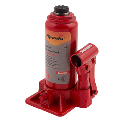 Домкрат гидравлический бутылочный, 6 т, h подъема 180–340 мм Sparta Compact купить в Москве с доставкой по всей России | ProtosMarket.ru