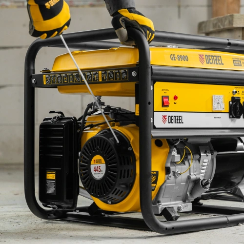 Генератор бензиновый GE 8900, 8.5 кВт, 220 В/50 Гц, 25 л, ручной старт Denzel по ценам производителя в Санкт-Петербурге с доставкой по всей России