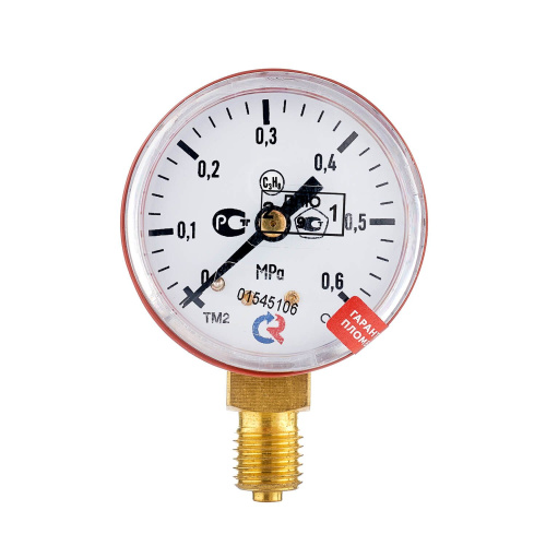 Манометр с поверкой 0,6 МПа, пропан по ценам производителя в Санкт-Петербурге с доставкой по всей России