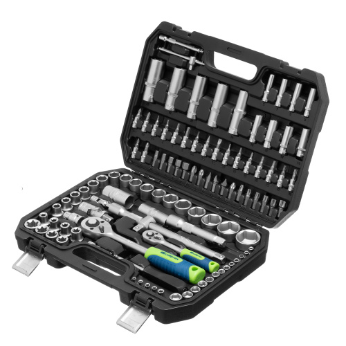 Набор инструментов, 1/2", 1/4", 108 предметов// Сибртех купить в Москве с доставкой по всей России | ProtosMarket.ru