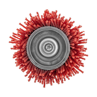 Щетка для дрели, 65 мм, Чашка, со шпилькой, нейлоновая щетина Denzel по ценам производителя в Санкт-Петербурге с доставкой по всей России